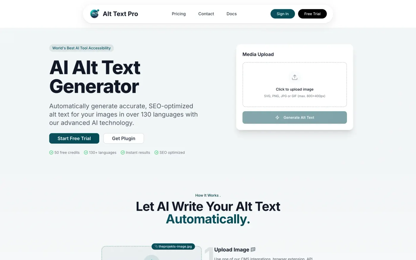 Preview of Alt Text Pro